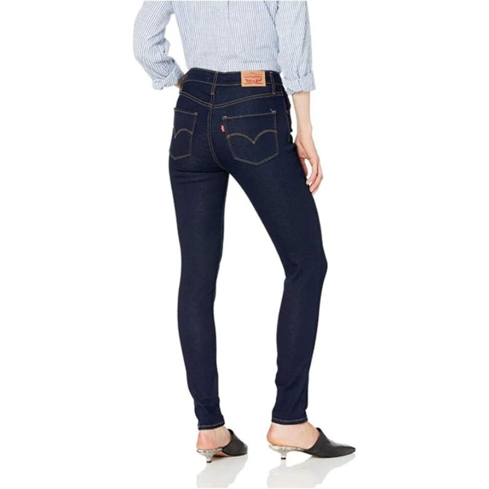 Levi's 721 High-Rise Skinny Jeans Size 30 - Blue - Picture 2 of 2